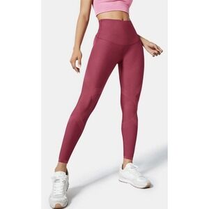 Fanka Body Sculpt Reversible High Rise Leggings Womens Size Small Baked Apple